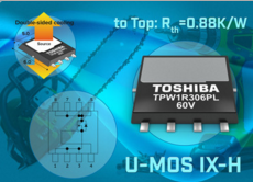 东芝推出双面冷却的用于电机控制和电源供应器的功率MOSFET