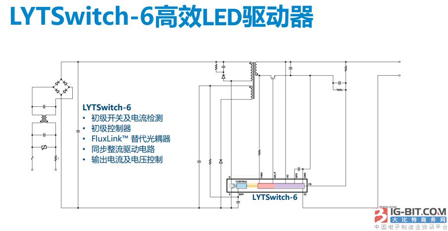 LYTSwitch-6高效LED驱动器