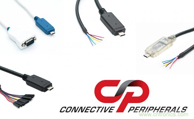 Connective Peripherals推出配备USB-C型终端的转换器电缆解决方案