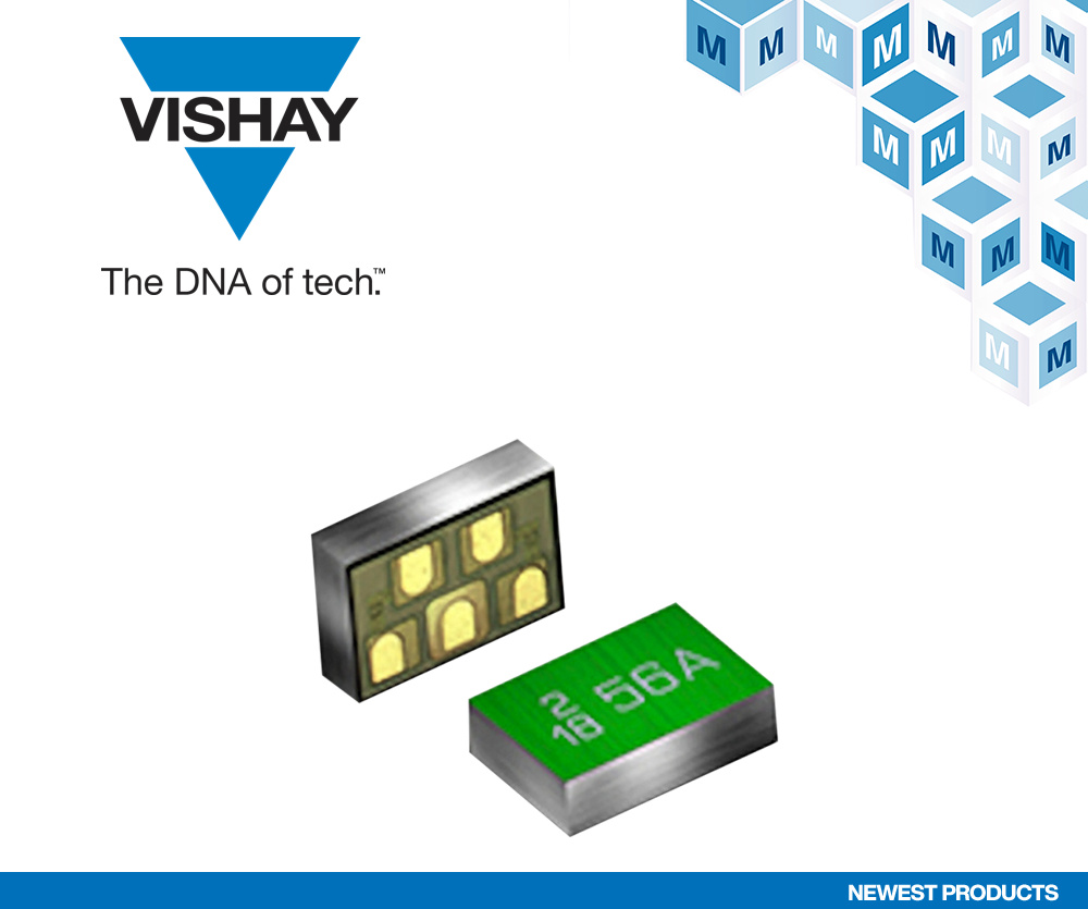 贸泽开售 Vishay VEMI256A-SD2 EMI滤波器  为空间狭小型移动和有线通信设备提供理想选择